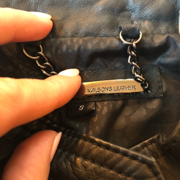 Genuine Leather Moto Jacket- Small - Picture 3 of 8